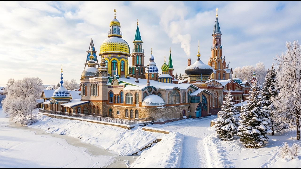 Kazan Russia Temple of All Religions  #travel #kazan #rusia #temple #church #mesjid #mandir #vihara