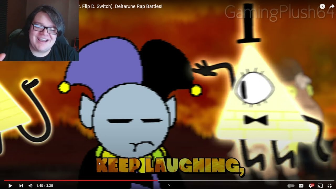 @GamingPlush64  Jevil Vs Bill Cipher Rap Battle REACTION!!