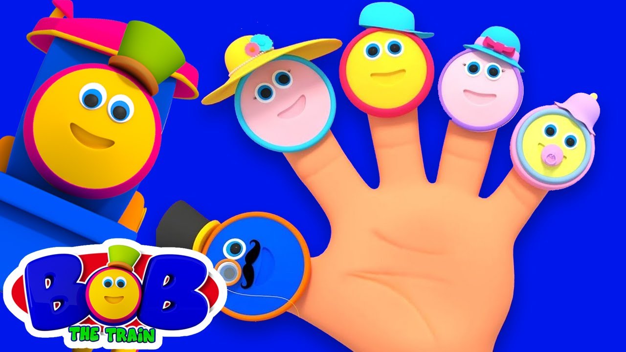 Parmak aile şarkısı | Animasyonlu videolar | Tekerlemeler | Bob The Train Türkçe | Çocuk Yuvası