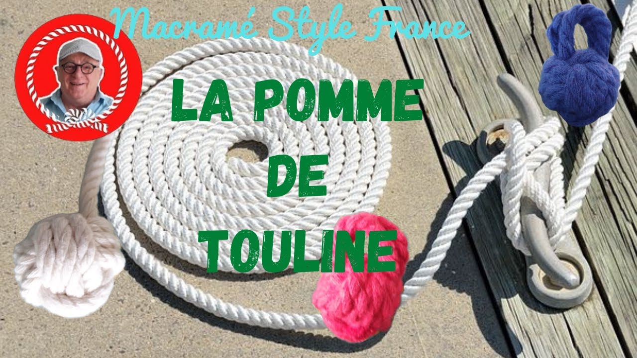 LA POMME DE TOULINE (initiation au nœuds marin en français )