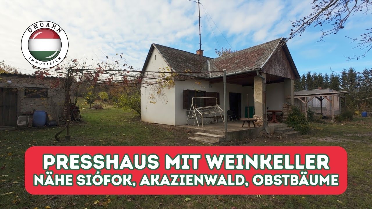 Presshaus in der N&auml;he von Si&oacute;fok/Balaton zu verkaufen