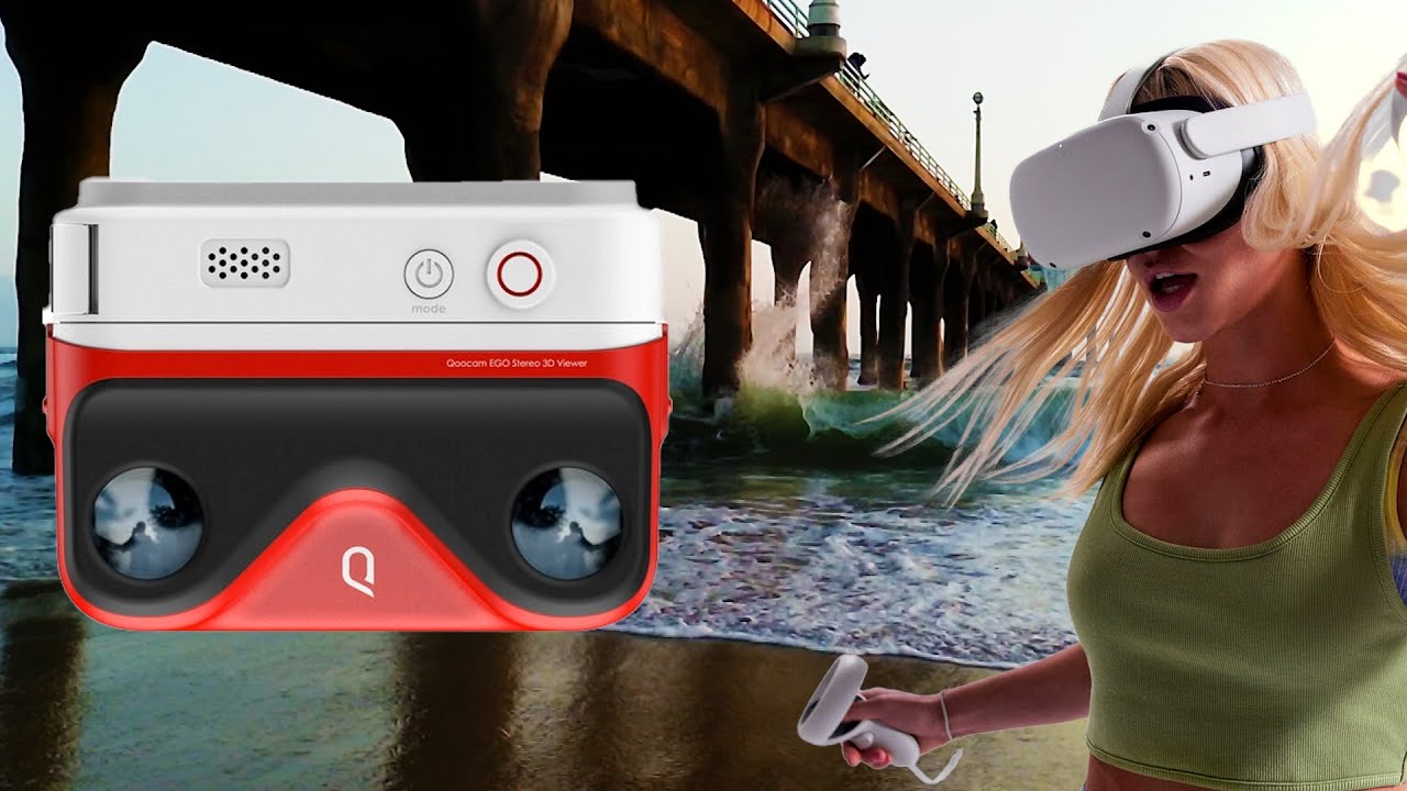 Qoocam EGO — 3D-камера для Oculus Quest [смотреть в 3D]