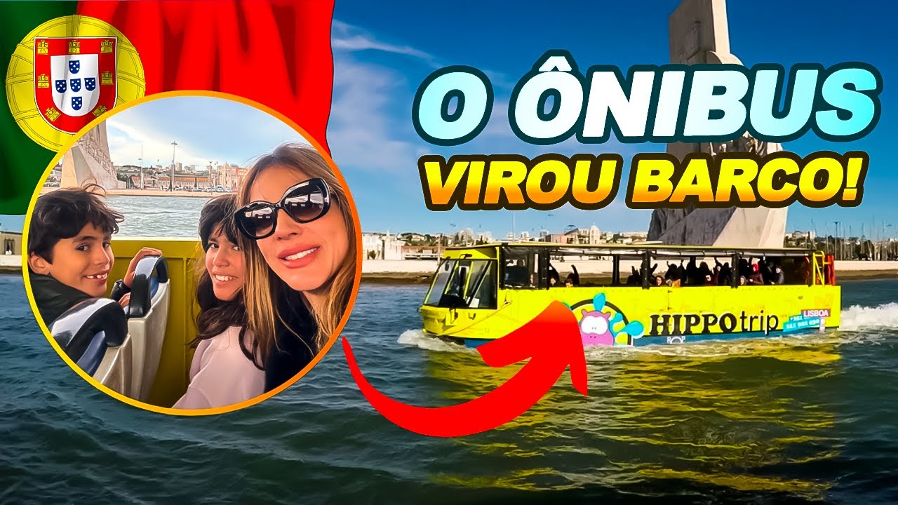 Ônibus Anfíbio em Lisboa- Hippo Trip