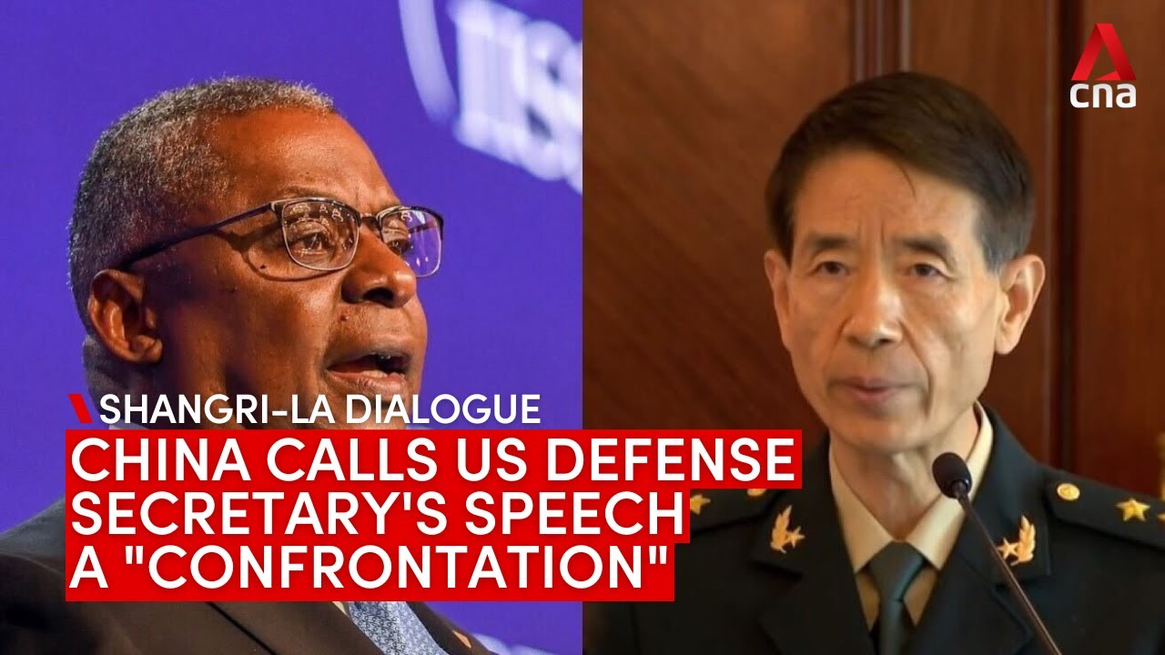 Shangri-La Dialogue: Chinese military official calls US Defense Secretary's speech a 