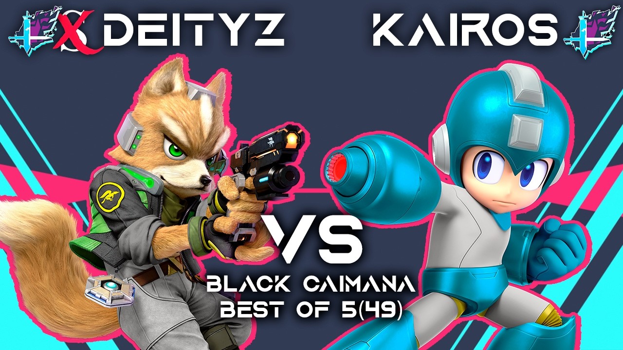 DeityZ (Cloud, Link, Fox, Falco) Vs. Kairos (MegaMan) • Black Caimana
