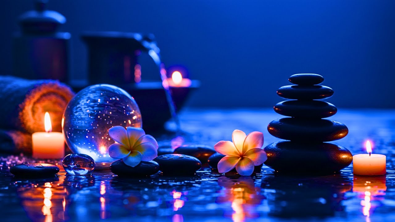 🌿 Positive Energy: Soft Piano & Water Sounds | Meditation, Yoga, Sleep & Calm