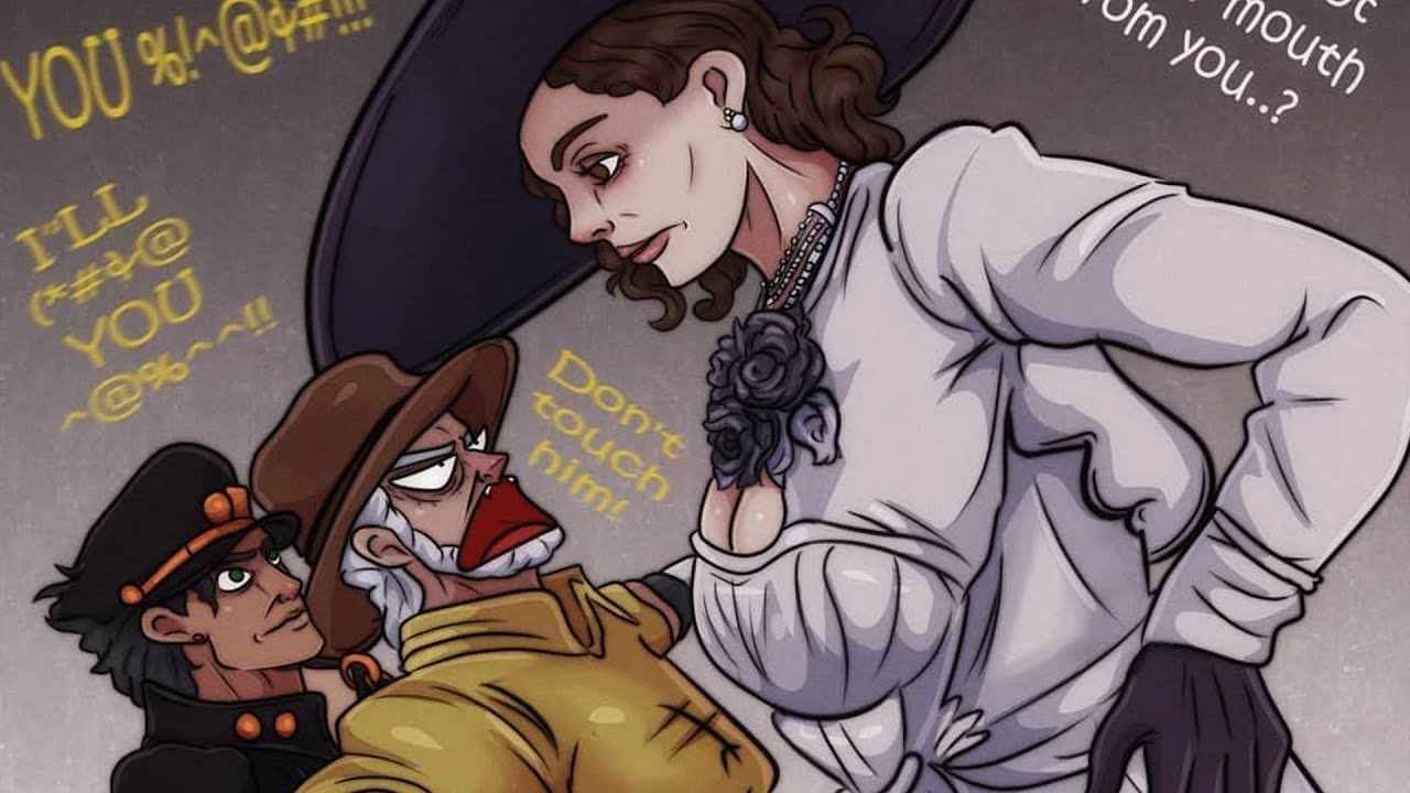 JoJo Comic Dubs (с участием Lady Dimitrescu Resident Evil JoJo и других JoJo's Bizarre Adventure)