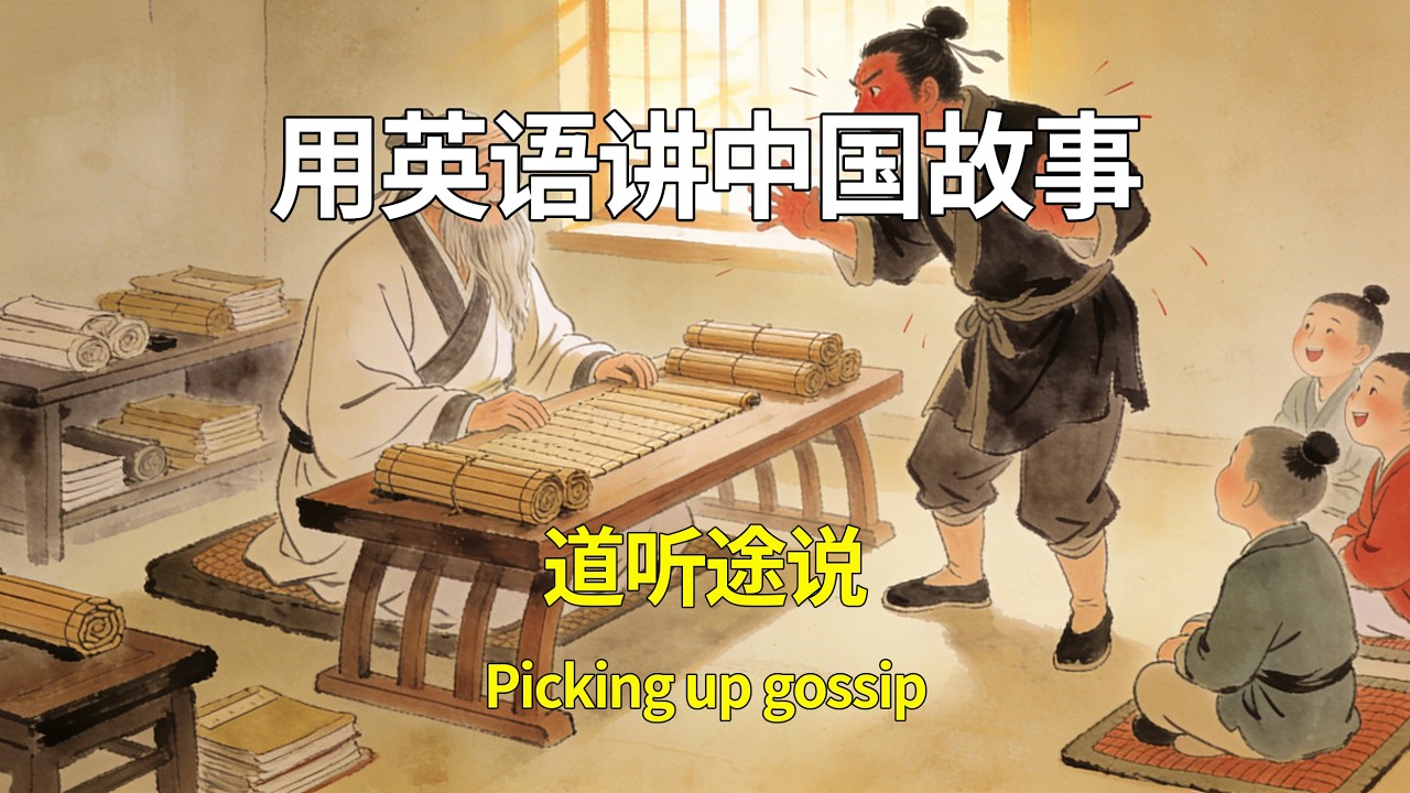 《道听途说》用英语讲中国故事 ｜母语法自然形成英语耳，听说读能力全提升 #英语听力 #英语演讲 #英语启蒙 #英语 #听故事学英语