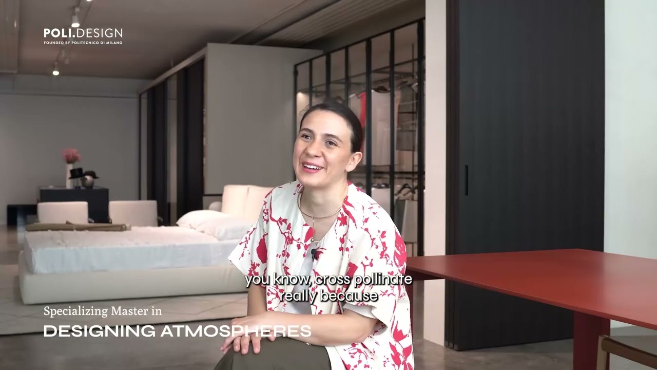 Specializing Master in Designing Atmospheres | Interview with Maria Porro