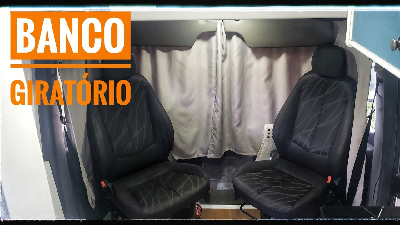 Banco Giratório no Motorhome, Como Fazer – FAÇA VOCÊ MESMO #41