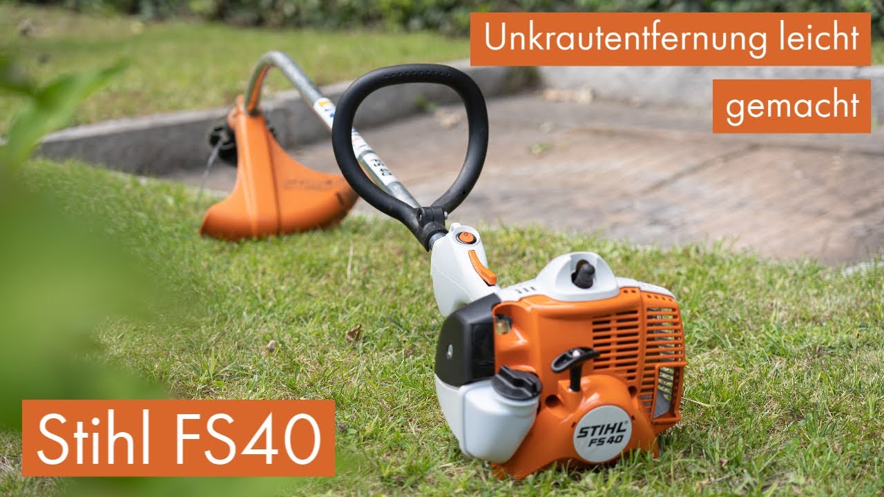 🌿 Unkrautentfernung leicht gemacht | Stihl FS40 Review