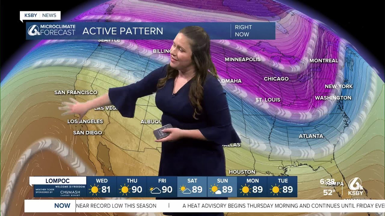 Temps start to warm as high pressure moves in, record-breaking highs on the way