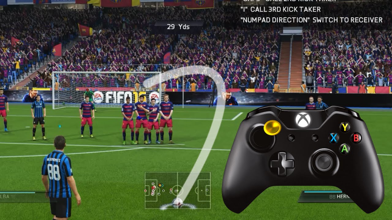 FIFA 16 CURVE FREEKICK TUTORIAL