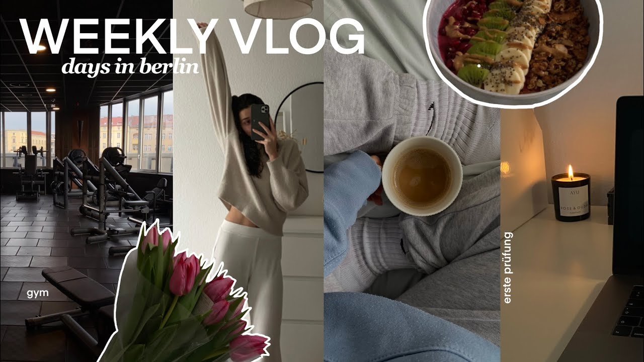 WEEKLY VLOG | erste prüfung | klausurenphase | time with friends | being productive | Anna‘s Journal