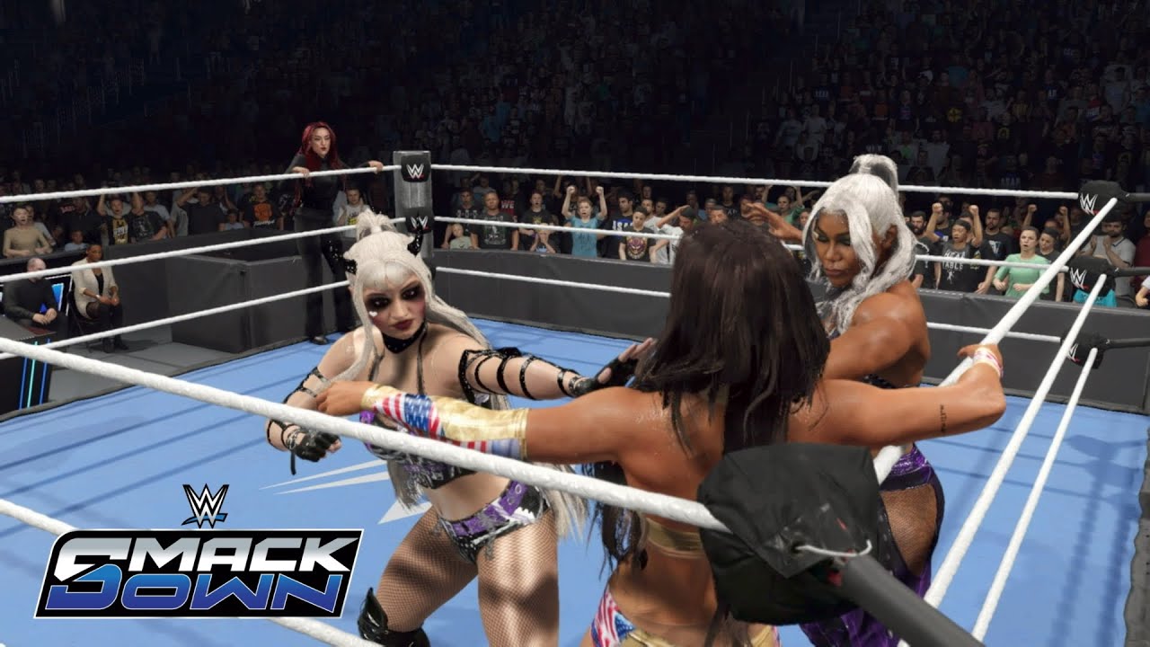 WWE 2K25 SMACKDOWN - ALISSON VISIT SMACKDOWN + TAG TEAM MATCH