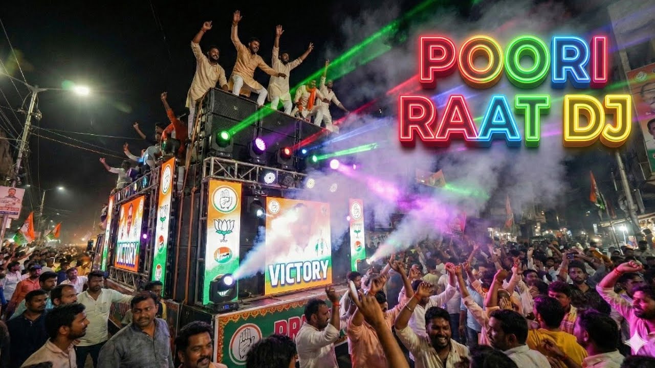 Jeet Ki Raat Full DJ Dhamaka | Aadmi Ne DJ Pe Kiya Khatarnak Stunt 😲