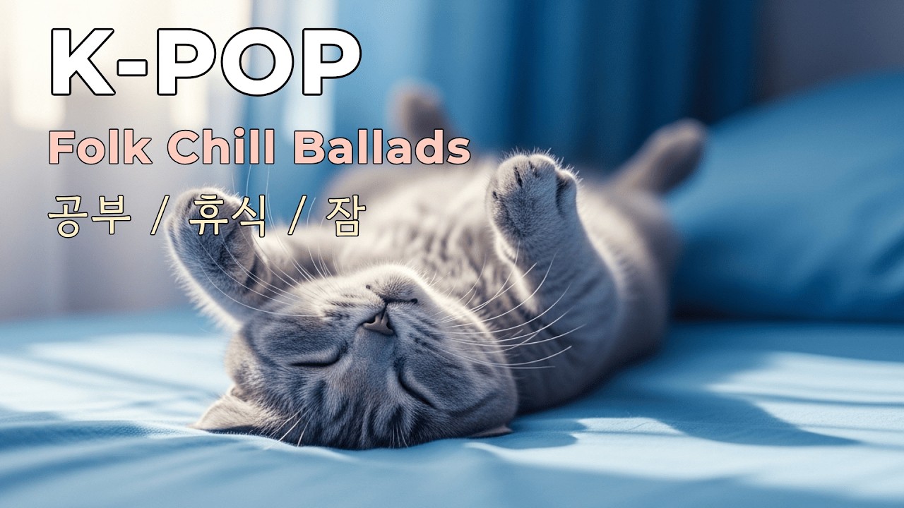 조용히 틀어 놓기 좋은 포크 감성 발라드 여자 보컬🎸 | K-POP Folk Chill Ballads [1Hour]