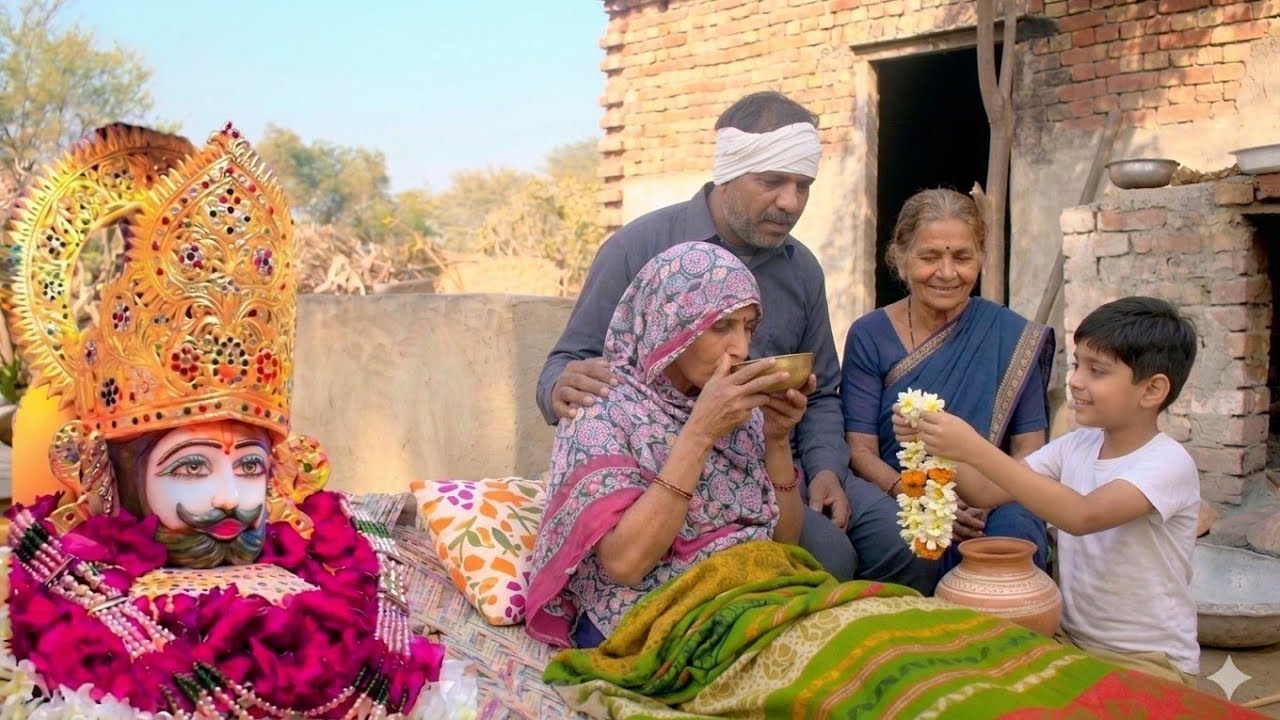 खाटू श्याम का रूप ||एक सच्ची घटना #emotional #haryanvi #natak #babashyam #story 
