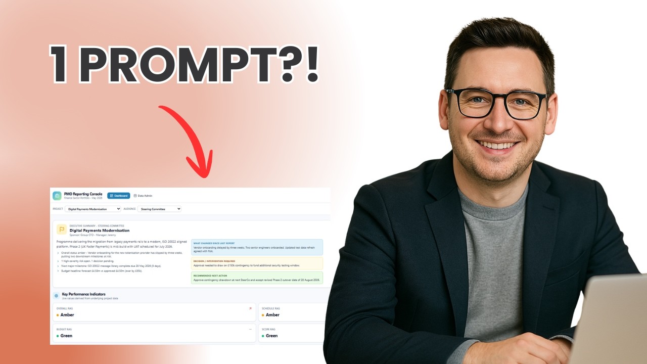 Я использовал Claude AI, чтобы создать систему дашбордов проекта с помощью 1 промпта