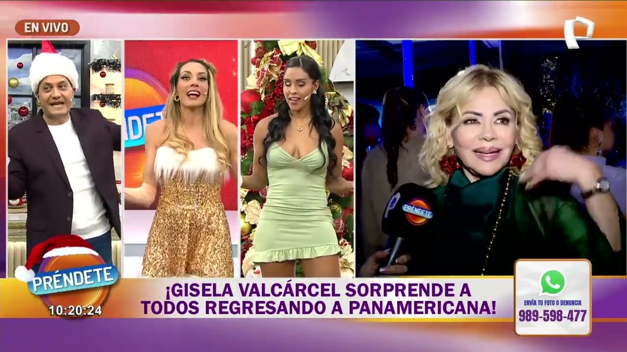 Gisela Valcárcel sorprende a todos regresando a Panamericana