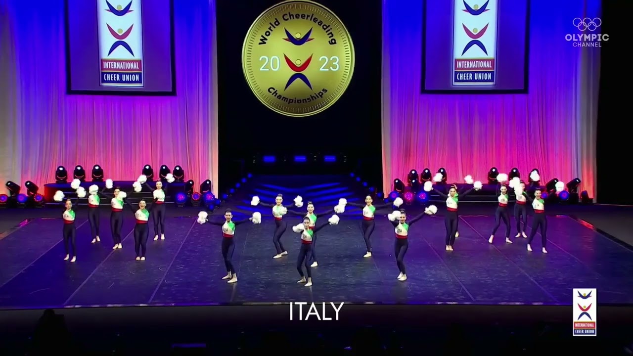 2023 ICU Worlds Youth Pom - Team Italy