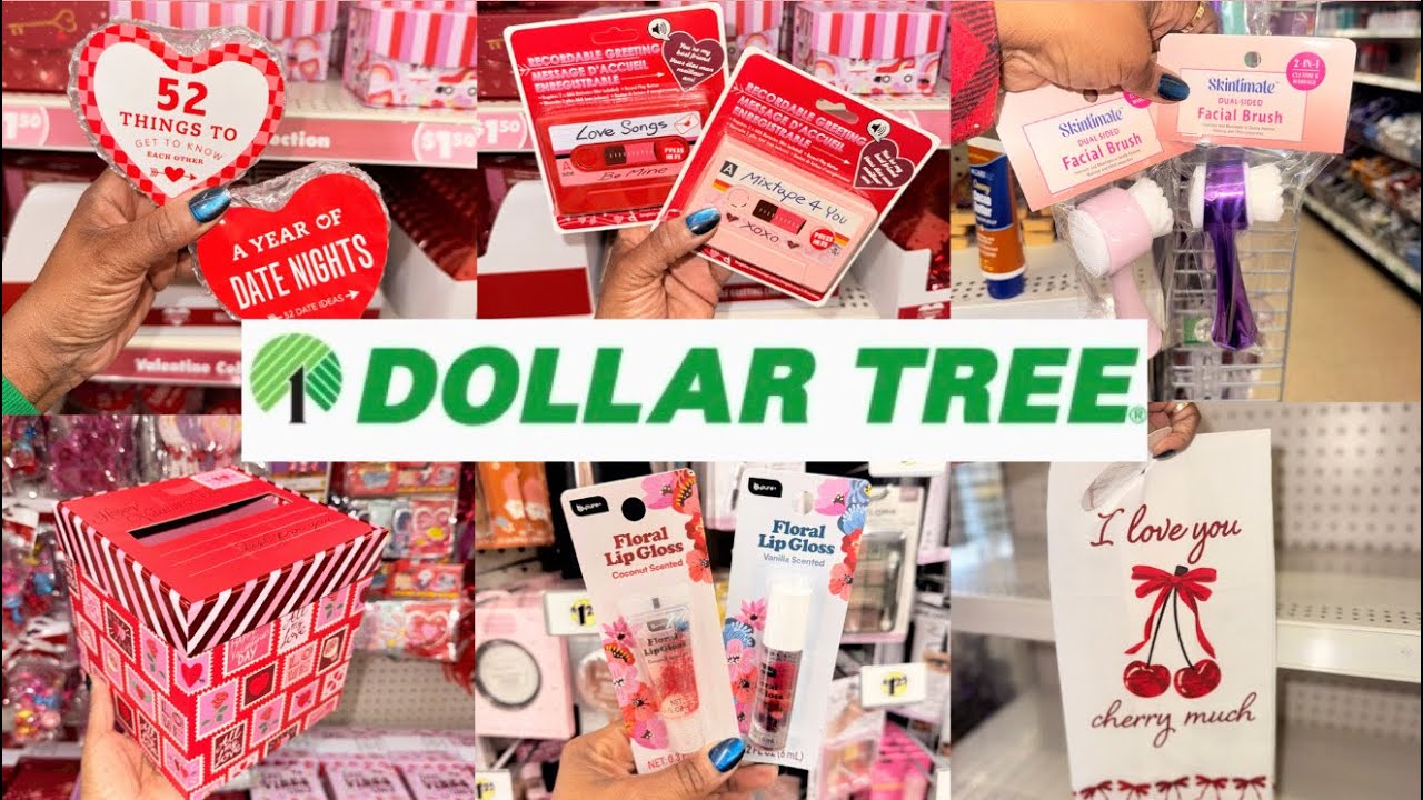 💘 DOLLAR TREE VALENTINE'S DAY IS ROLLING IN | CHRISTMAS IS 50% OFF! 🎅 