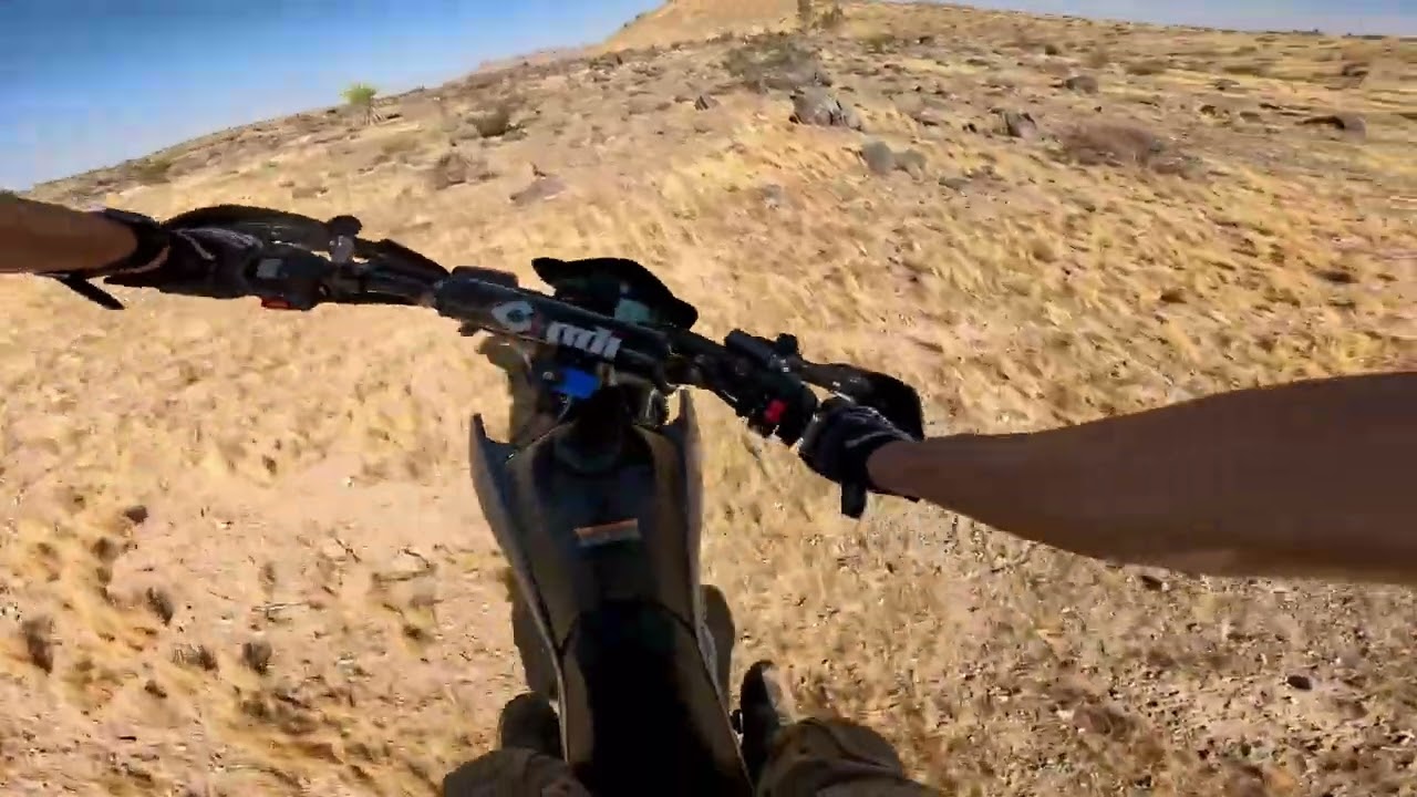 2022 Yamaha XT250, Riding in SoCal Desert RAW