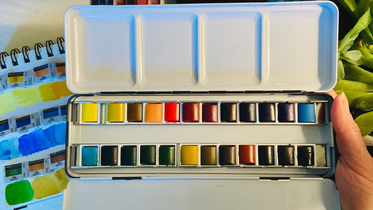 Phoenix Professional Watercolors | Unbox and Swatch