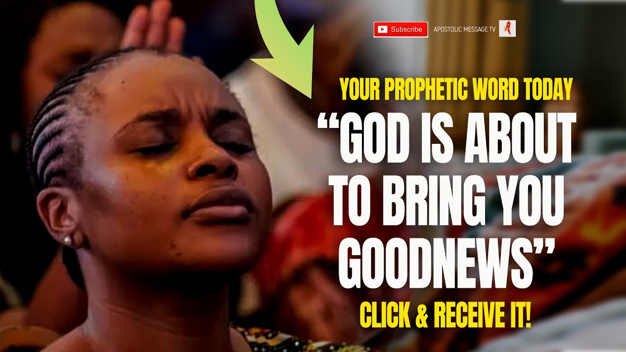 Prophetic word for just you | Good news will catapult you to higher places | Daily Prayers