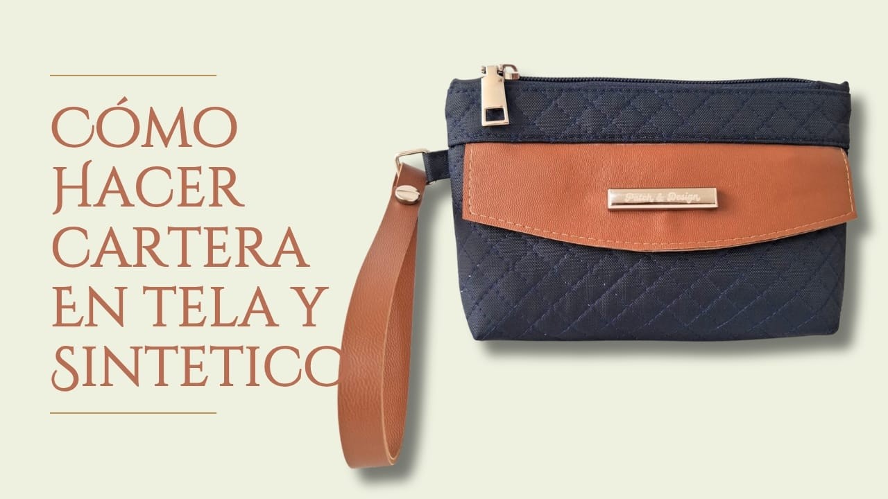 Cómo hacer una cartera de tela profesional.