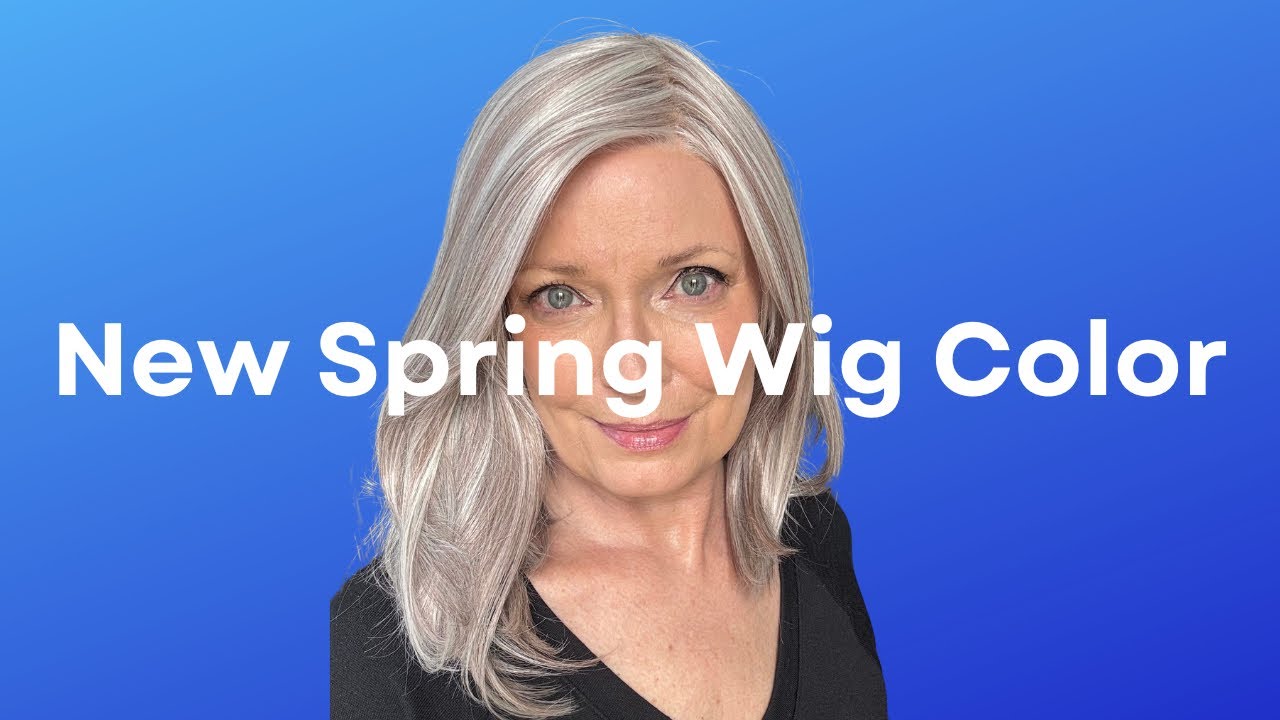 My Favorite Springtime Color for This Wig!  Frozen Mulberry!  #wiglife #silverwigs