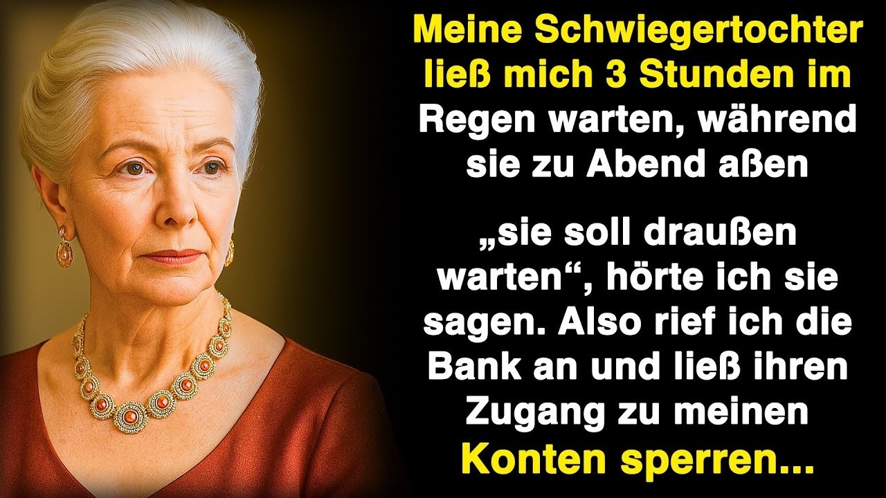 Die Familie meines Sohnes ließ mich im Regen stehen – also sperrte ich ihren Kontozugang!