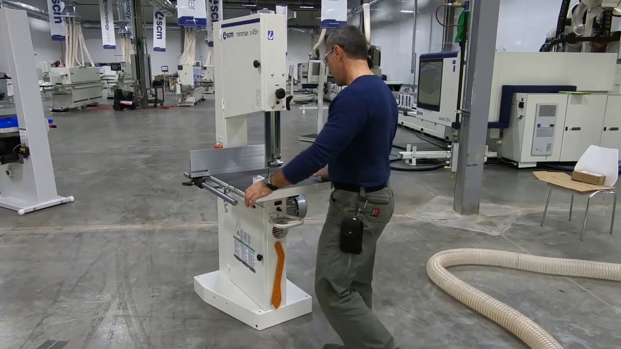 SEGA A NASTRO PER TAGLIO LEGNO SCM GROUP MOD.MINIMAX S45N