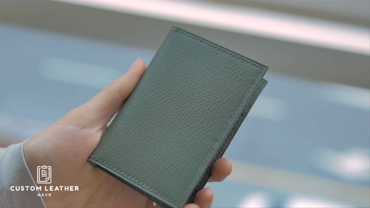 [Leather Craft Making video] Card Wallet / PDF pattern 카드지갑 제작영상 PDF 패턴공유