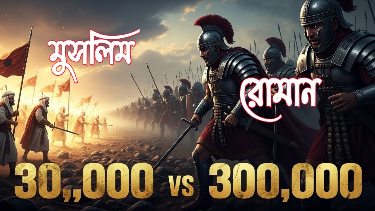 ৩০ হাজার মুসলিম যোদ্ধা বনাম ৩ লক্ষ রোমান সৈন্য | ইয়ারমুকের যুদ্ধের অবিশ্বাস্য ইতিহাস|