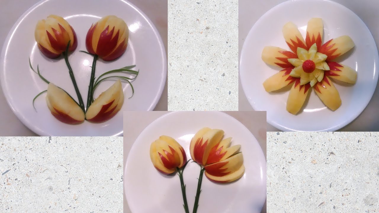 Apple Flowers - Fruit Art