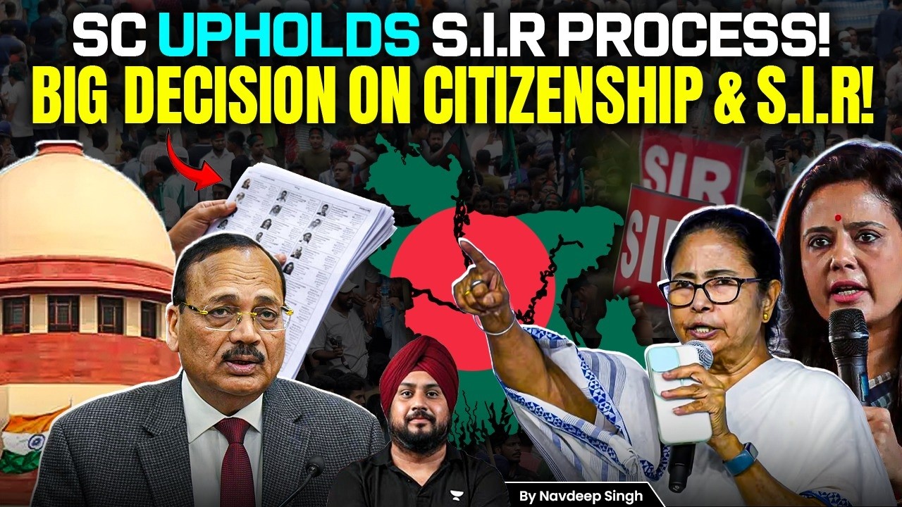 Supreme Court Upholds ECI&rsquo;s Power to Verify Voters: The SIR Judgment Explained