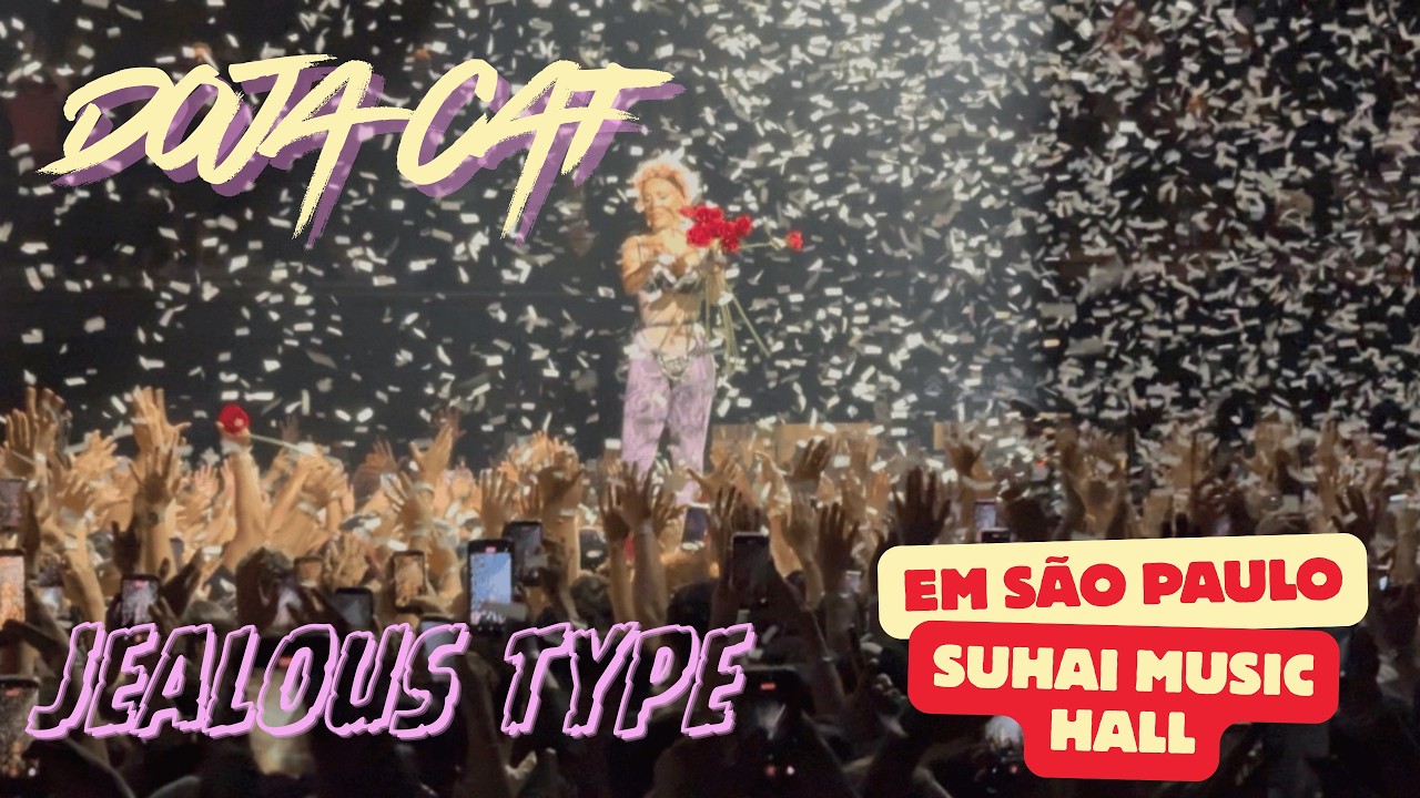 Jealous Type - Doja Cat em São Paulo - Suhai Music Hall - Ma Vie Tour - Fev/26