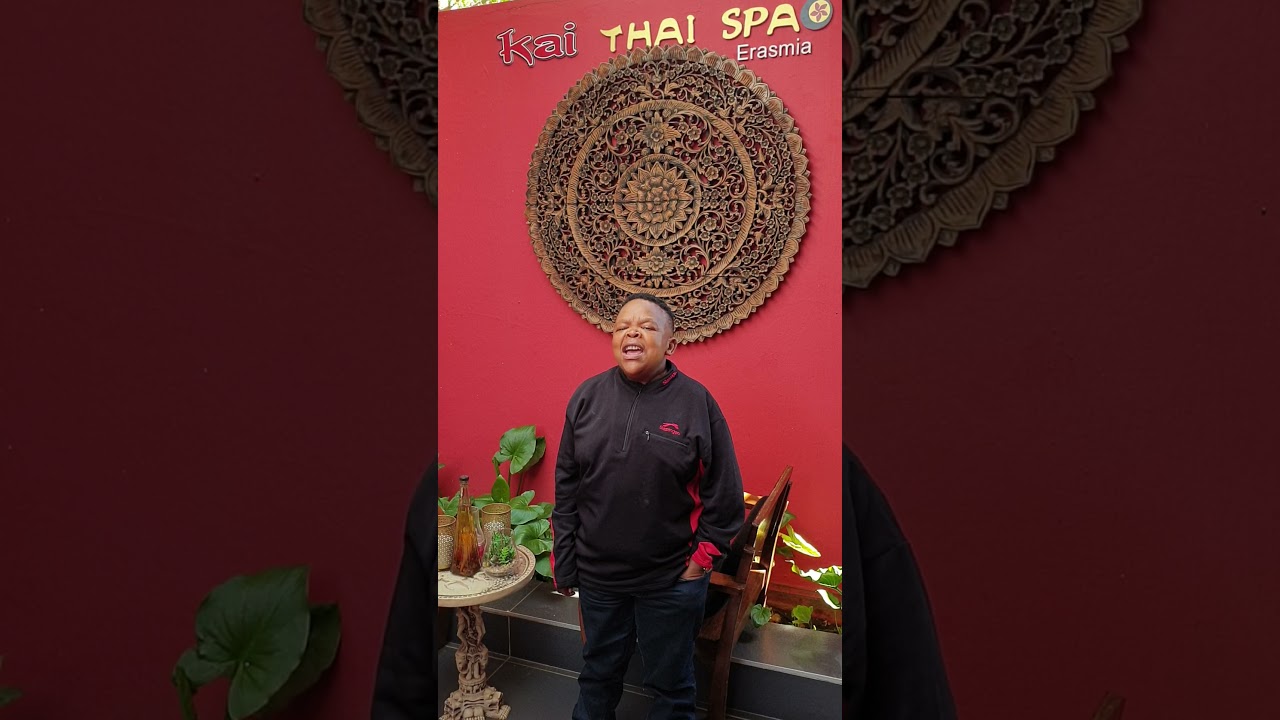 Alfred Ntombela at the Kai Thai Spa in Erasmia