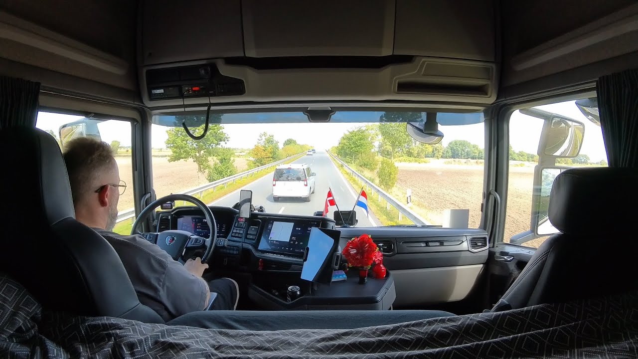 ASMR 🇩🇪 POV Truck Driving Scania NG 460R Smart Dash 🚛From Otterndorf to Himmelpforten!