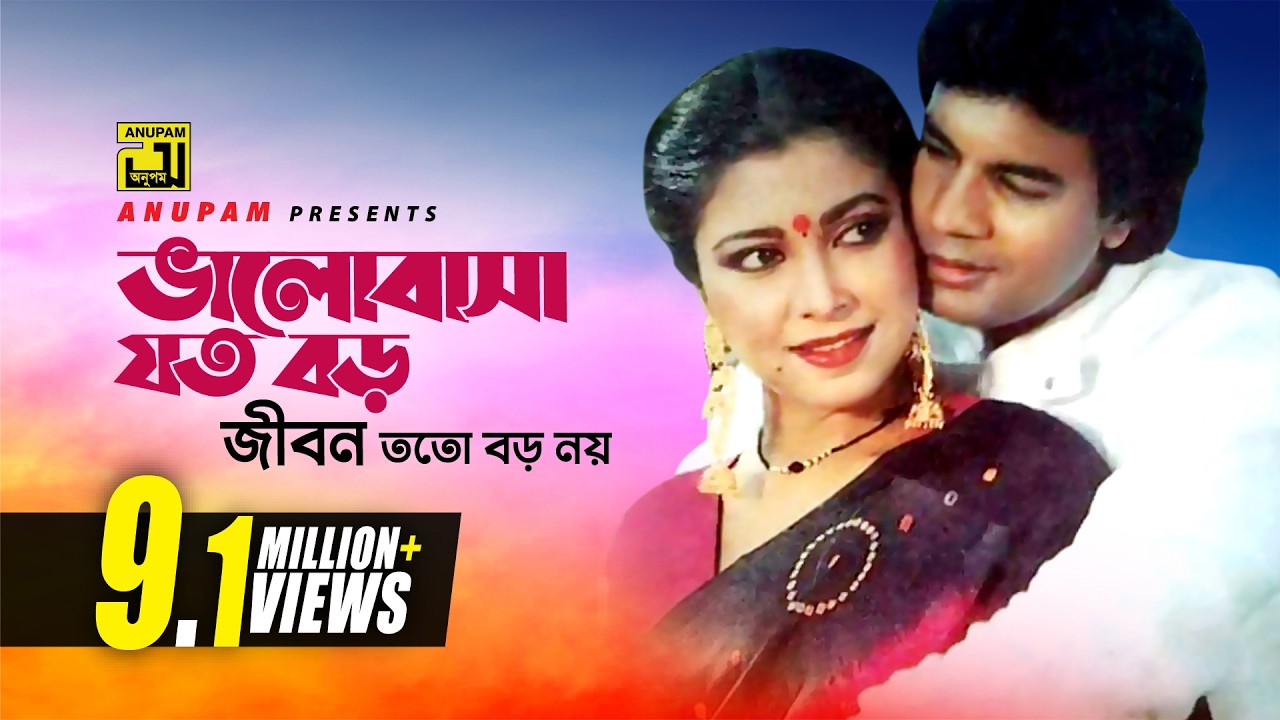 Bhalobasa Joto Boro | ভালবাসা যত বড় | HD | Iliash Kanchan & Diti | Kumar Sanu & Mitali |Chorom Aghat