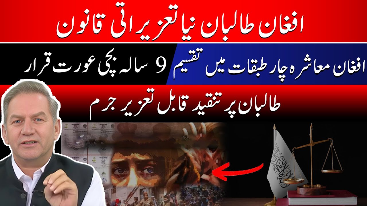 Taliban New penal code divide society in 4 categories; criticism on Tal*iban illegal.