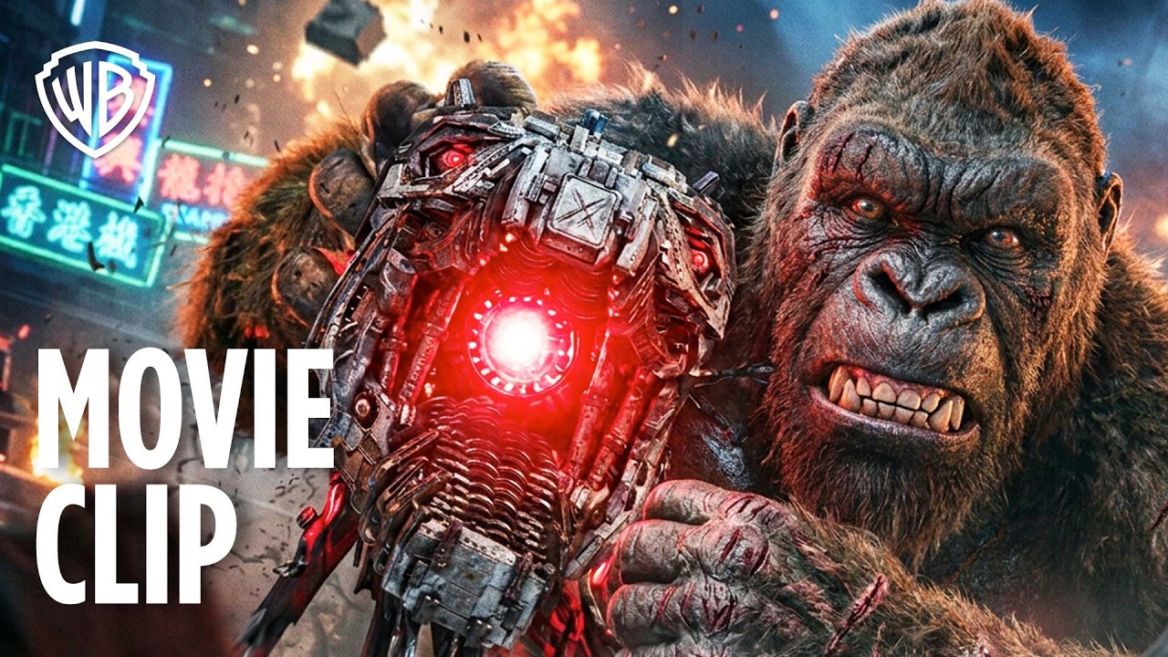 Godzilla vs. Kong | Mechagodzilla Full Fight Scene | Movie Clip | Warner Bros. Entertainment