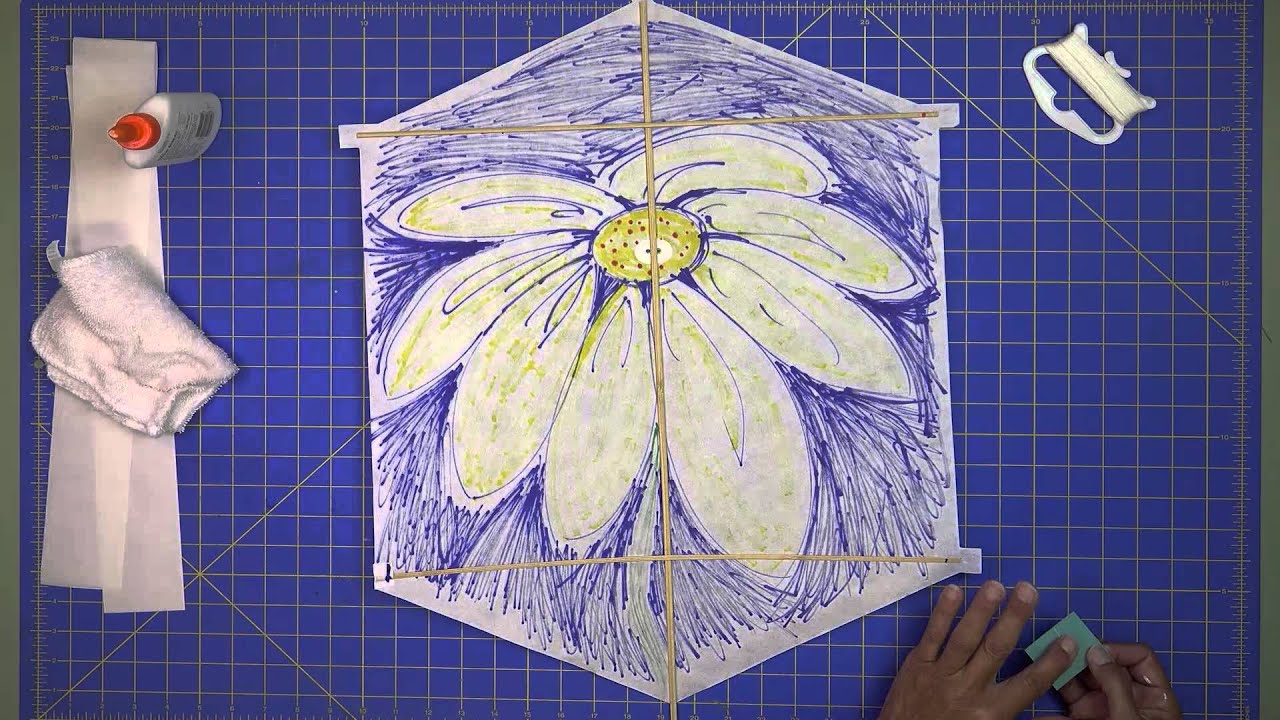 kitekits.com Kites In The Sky Simple Rokkaku Kite Kit
