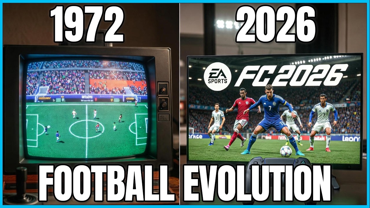 Every Football Video Game Ever – Evolution 1972→2025