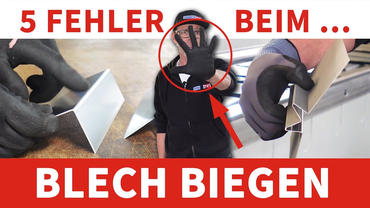 5 Fehler beim Blech biegen