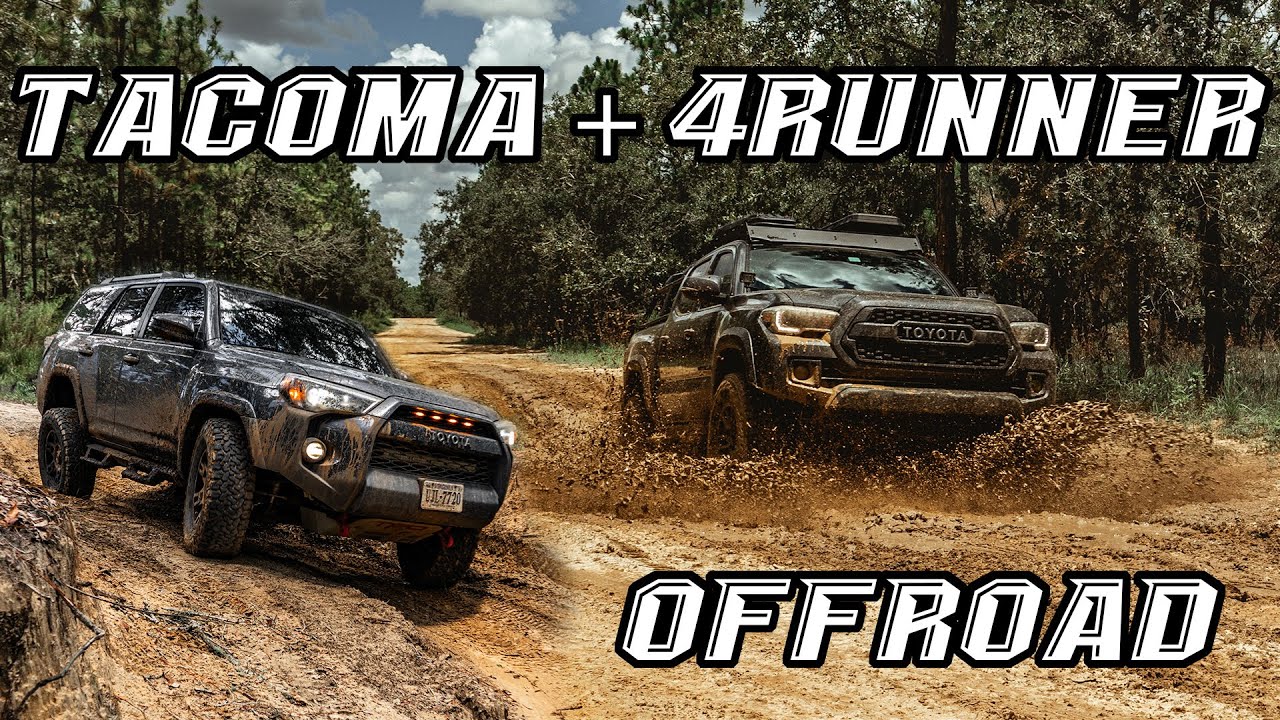 Tacoma vs 4Runner Off Road | DIRTIEST My Truck Has Ever Been - 4Runner ATRAC doesn't get stuck!