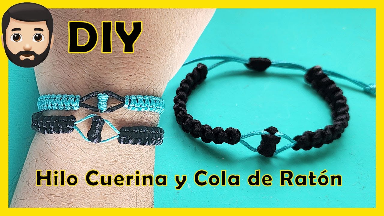 📿Cómo hacer PULSERA MACRAME para HOMBRE 👨