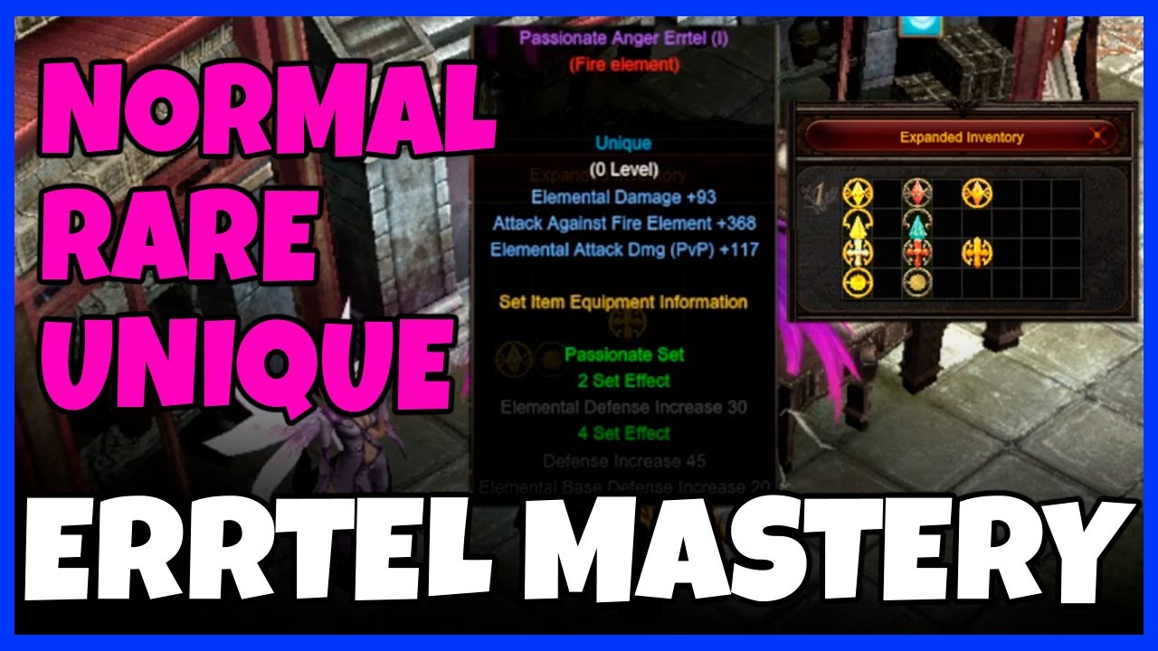 #21 [Mu Global] ERRTEL MASTERY NORMAL, RARE E UNIQUE E UPGRADE DE RANKING