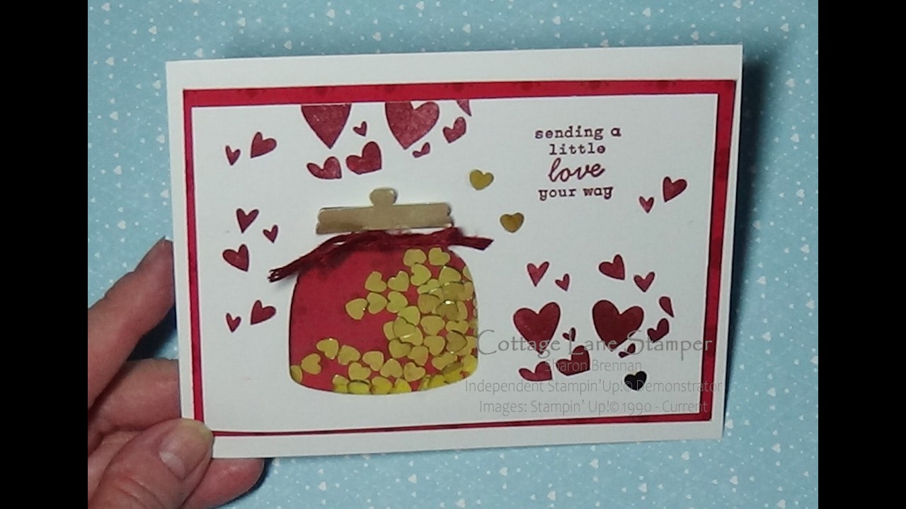 Sweet Jar Shaker Card